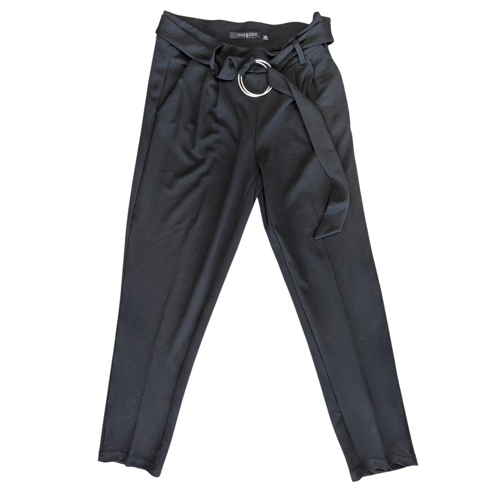 One 5 One Black Medium Dress Pants High Waisted